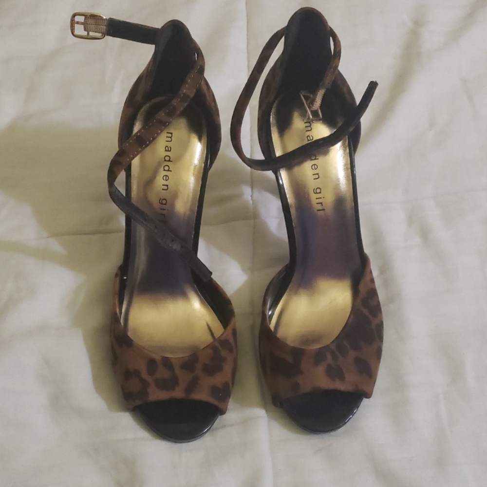 Madden girl leopard heels